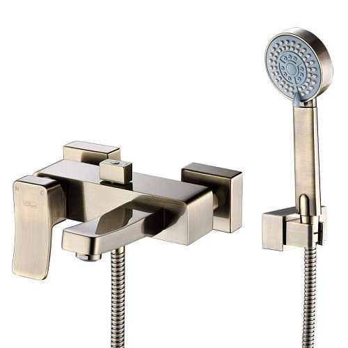 Смеситель для ванны Wasserkraft Exter 1601 бронза