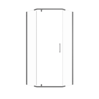 Душевое ограждение Triton Дека-Графит 90*90, 100*100 стекло прозрачное