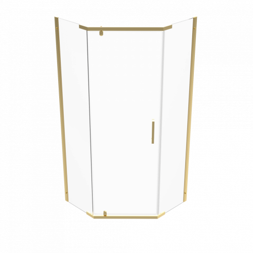 Душевое ограждение Triton Дека-Голд 90*90, 100*100 стекло прозрачное фото 2