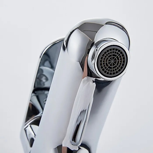 Смеситель на умывальник Ledeme L1010 хром фото 7