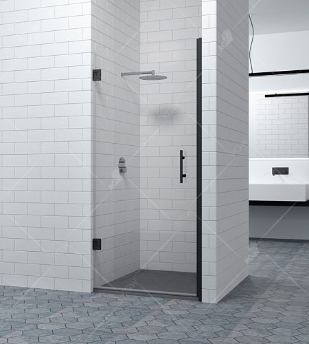 Душевая дверь RGW 60, 70, 80, 90 HO-011B профиль черный