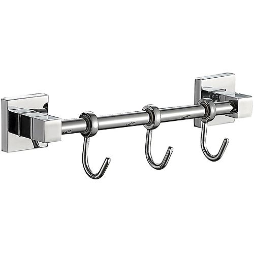 Держатель с 3-мя крючками Haiba HB8615-3 хром