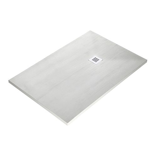 Душевой поддон искусственный мрамор Wasserkraft Aller 10T 120*80, 120*90 слоновая кость матовая