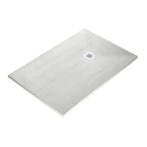 Душевой поддон искусственный мрамор Wasserkraft Aller 10T 120*80, 120*90 слоновая кость матовая