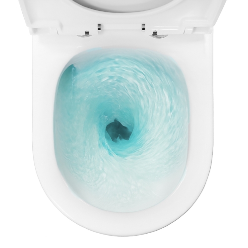 Унитаз напольный безободковый Azario Tesoro AZ-8501, смыв Торнадо фото 5