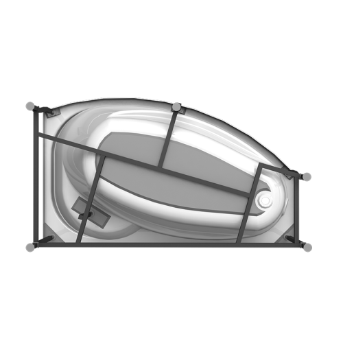 Ванна акриловая Radomir София 169*99 + каркас фото 4