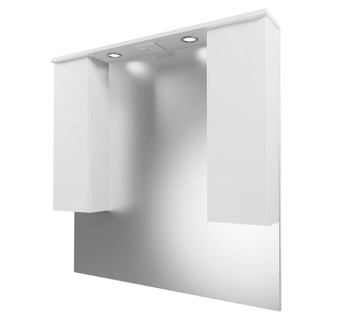 Зеркало-шкаф Мирсант Next 100 2 ящика