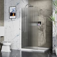 Душевая перегородка Azario Walk-in AZ-251-CH-CRF 100, 110*195 профиль хром