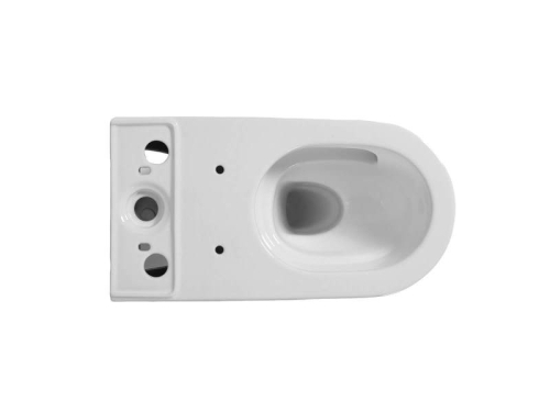 Унитаз напольный безободковый Aquatek Лея AQ2716T-00 смыв Торнадо фото 2