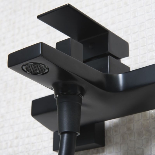 Смеситель для ванны Wasserkraft Abens 2001чёрный Soft-touch фото 3