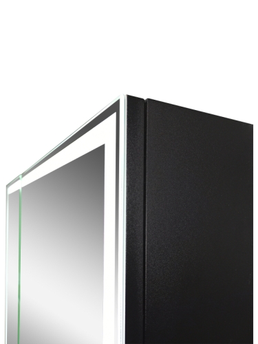 Зеркало-шкаф Continent Mirror Box black Led 60*80, 80*80, 100*80, черный фото 5