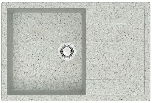 Мойка кухонная Azario Vision 75*50.5 песочный, белый лед, светло-серый, бежевый, черный