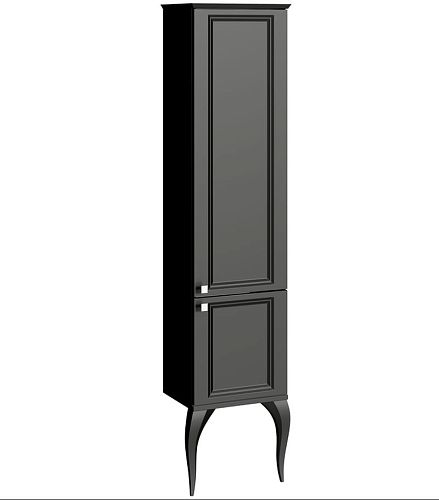 Пенал напольный Aqwella LA DONNA 40 см чёрный