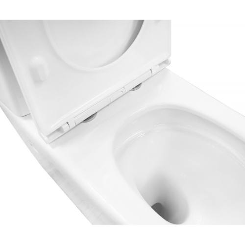 Унитаз напольный безободковый Azario Verona AZ-8301, смыв Торнадо фото 4