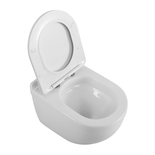 Унитаз подвесной безободковый Belbagno Senso-TOR смыв Торнадо, сиденье микролифт фото 4