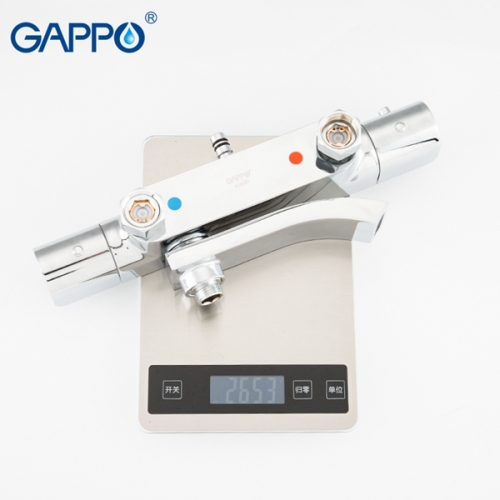 Душевая стойка с термостатом Gappo G2407-40 хром фото 6