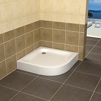 Душевой поддон полукруглый RGW 80*80, 90*90  LUX/TN-P