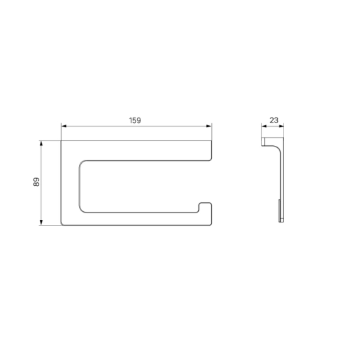 Держатель туалетной бумаги Iddis Slide белый фото 3