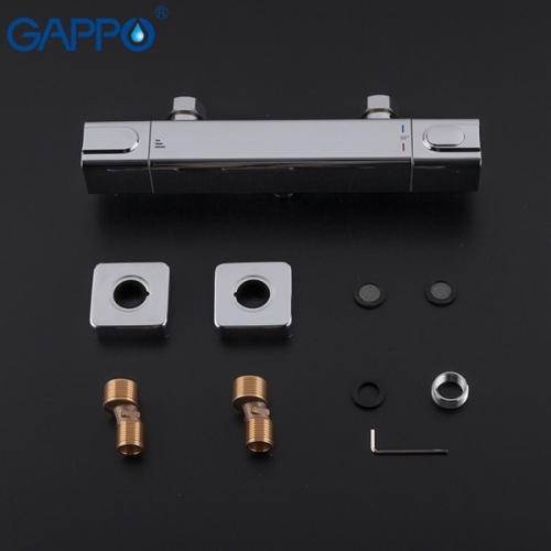 Смеситель термостатический для душа Gappo Atlantic G2091 хром (с лейкой и шлангом) фото 6