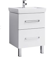 Тумба с умывальником Aqwella  Neo 60 70 80 напольная белая