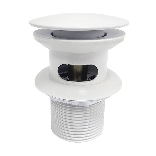 Донный клапан Push-up Wasserkraft Mindel A153 белый Soft-touch