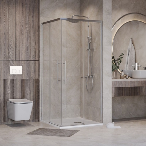 Душевое ограждение Niagara Нова/Nova NG-6628(6630)-34 80*80, 100*100,стекло прозрачное фото 2