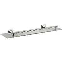 Полка стеклянная Haiba HB8607 хром