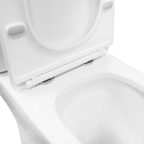 Унитаз напольный безободковый Azario Milagro AZ-8502, смыв Торнадо фото 4