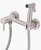 Смеситель с гигиеническим душем Haiba HB5520 нерж сталь