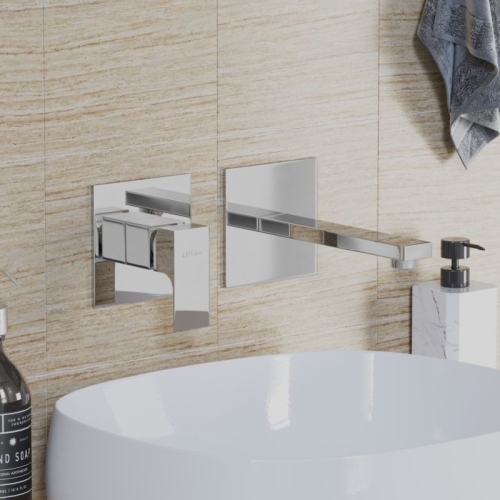 Смеситель для раковины встраиваемый Paini Grazia 21CR208 хром фото 2