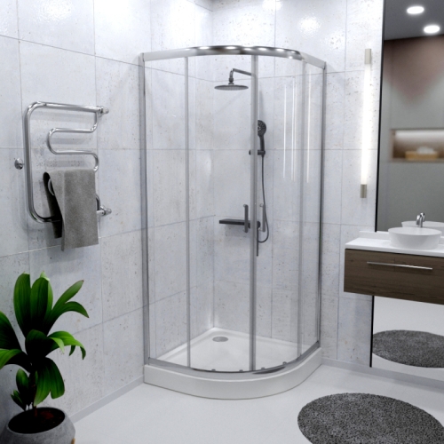 Душевое ограждение с поддоном Radomir Смарт 90*90