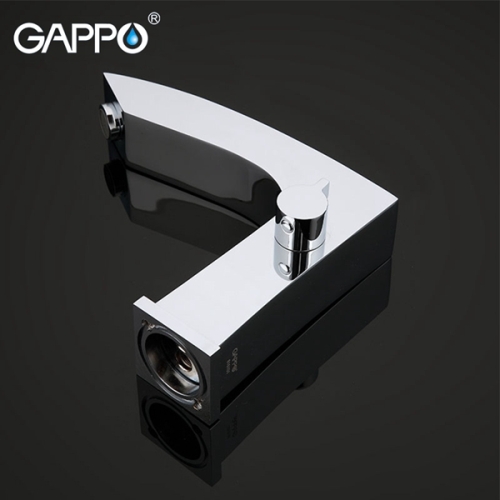 Смеситель врезной на борт ванны 3 отв. Gappo Jacob G1107 хром фото 5