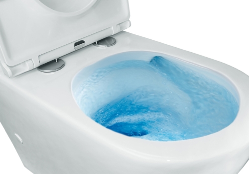 Унитаз напольный безободковый, смыв Торнадо Azario Grado AZ-2141 UQ1 с сидением микролифт фото 4