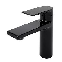 Смеситель для умывальника Wasserkraft Glan 6603 чёрный глянец