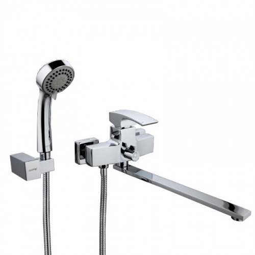 Смеситель для ванны Gappo Jacob G2207 хром (с лейкой и шлангом)