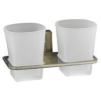 Подстаканник двойной Wasserkraft Exter K-5228D бронза