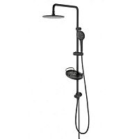 Душевая система Lemark Bronx LM3788BL, черный