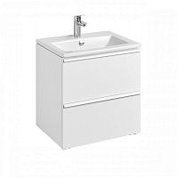 Тумба с раковиной Aquaton Хюгге 60 Белый Матовый