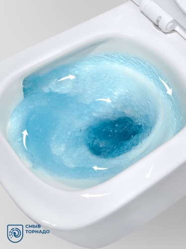 Унитаз подвесной безободковый Belbagno Kraft-Tor смыв Торнадо фото 3