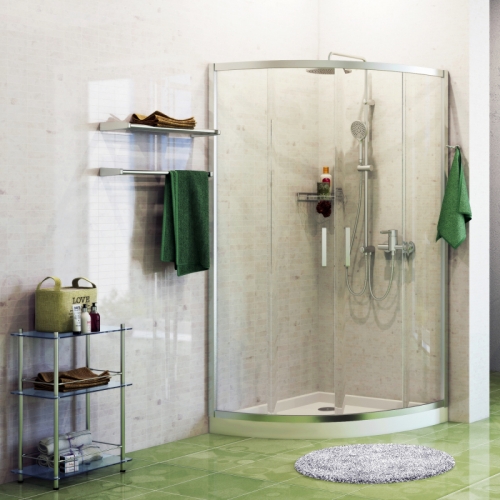 Душевой угол Wasserkraft Main 41S 90*90, 100*100 стекло прозрачное фото 2