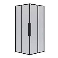 Душевое ограждение Niagara Нова/Nova NG-6822(6823, 6824)-34ВLACK 80*80,90*90, 100*100 стекло прозрачное