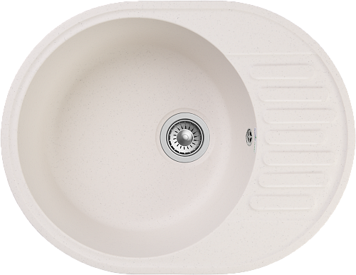 Мойка кухонная GranFest Quarz GF-Z-58 62*48 бежевый, белый