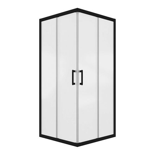 Душевое ограждение Triton Фикс-Блэк-Вельвет 80*80, 90*90 стекло матовое 6мм