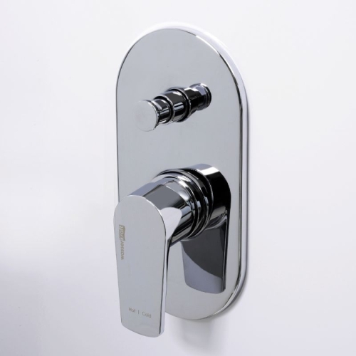 Встроенный смеситель для ванны на 2 положения Wasserkraft Dill 6161 хром фото 2