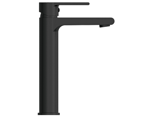 Смеситель для раковины высокий Cersanit Brasko Black 63111 черный матовый фото 2