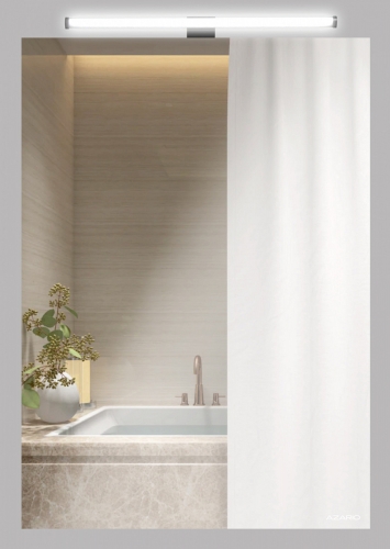 Зеркало-шкаф Azario AZ-ZC-022CS 50*70 в алюминиевом корпусе фото 3