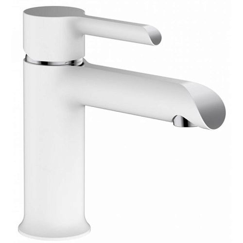 Смеситель для раковины Haiba HB10805-8 хром-белый