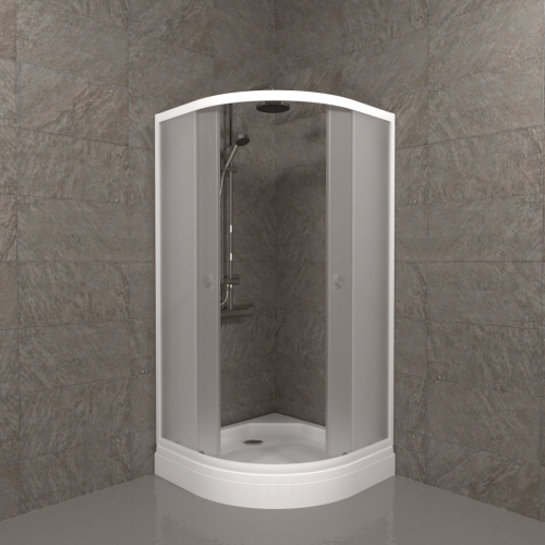 Душевое ограждение Triton Вельвет А 80*80, 90*90 низкий поддон фото 4