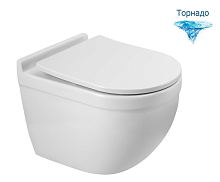 Унитаз подвесной Belbagno Senso-TOR безободковый, сиденье микролифт BB2031SC, смыв Торнадо