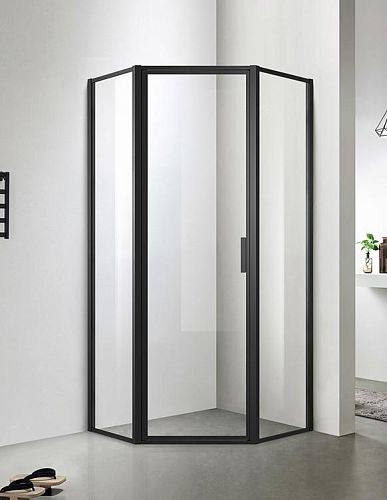 Душевое ограждение Azario Richmond 3231 Black Easy Clean 90*90, 100*100 черный